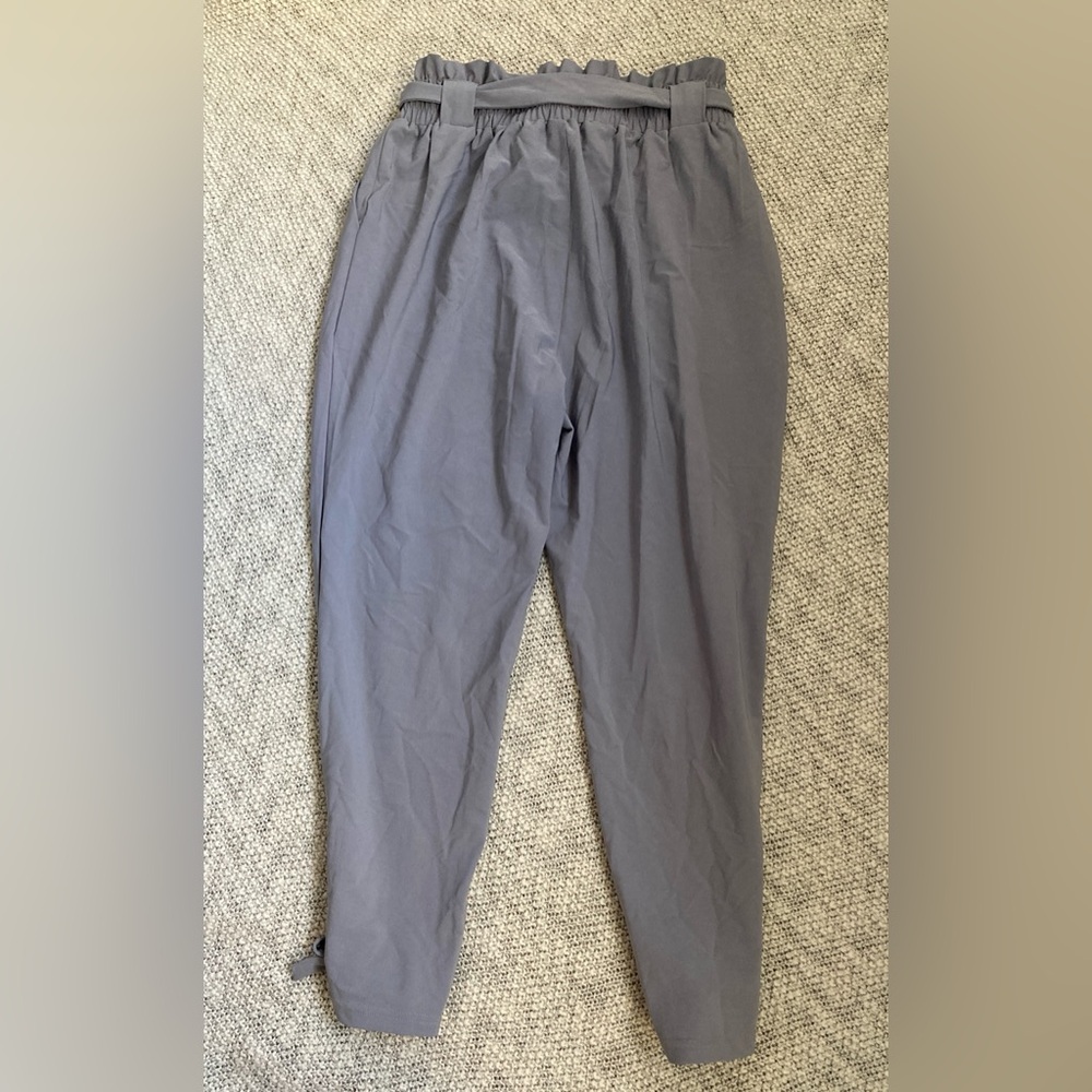 NWT Grace Karin 2XL Gray Paper Bag Pants - Picture 7 of 9